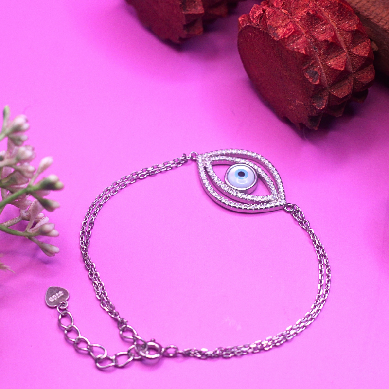 Reeva's 925 sterling silver Evil Eye Bracelet