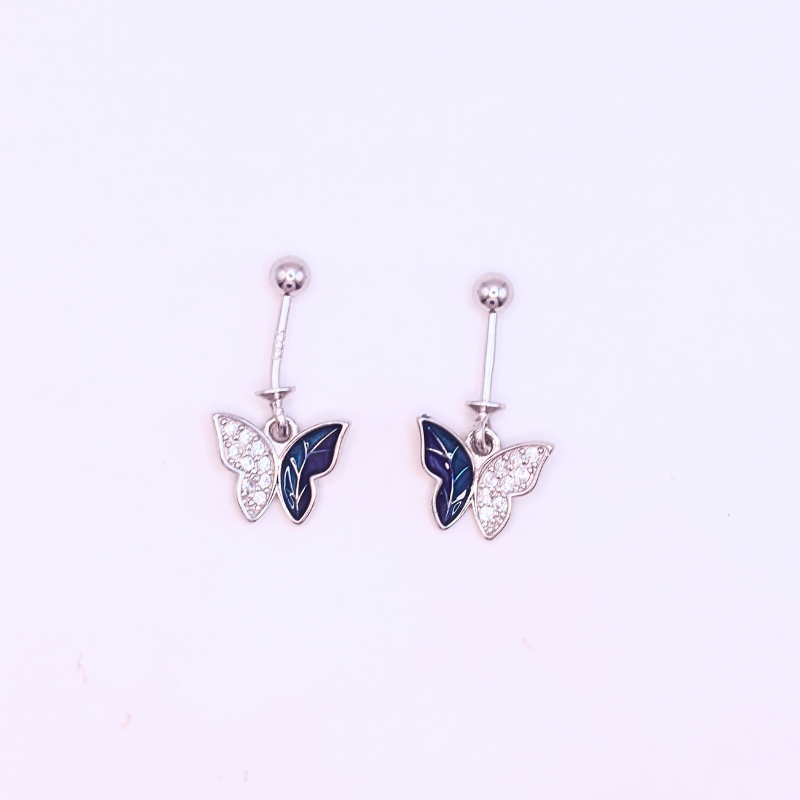 Crystal Breeze Butterfly Earrings