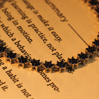 Reeva's 925 Sterling Silver Floral Diamond Bracelet