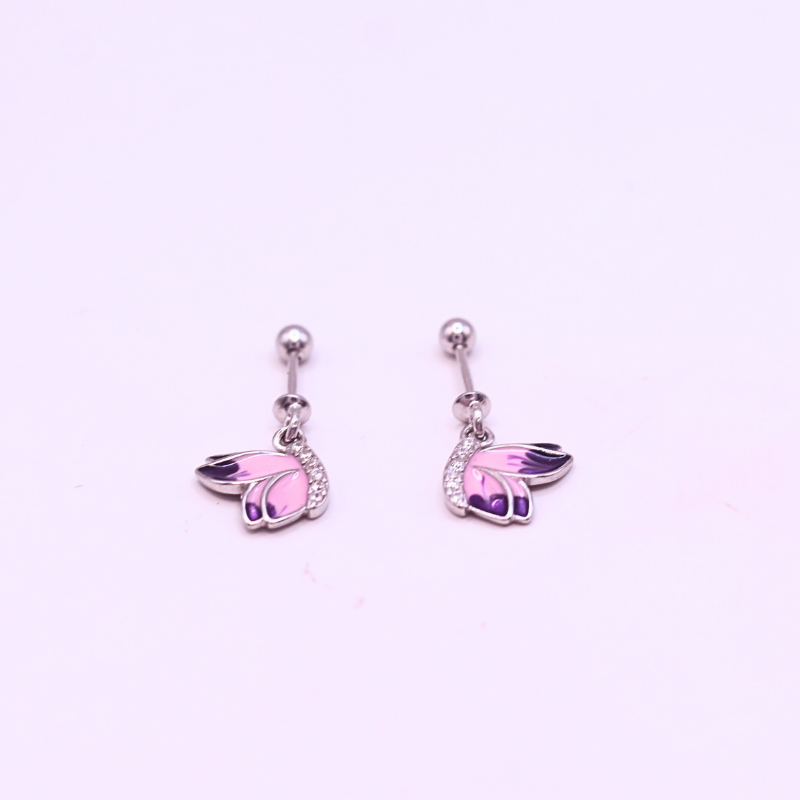 Butterfly glow purple-pink  Bugdi