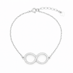 Reeva's 925 Sterling Silver Infinity Bracelet