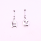 Dazzling Cubic Zirconia Drop Earrings