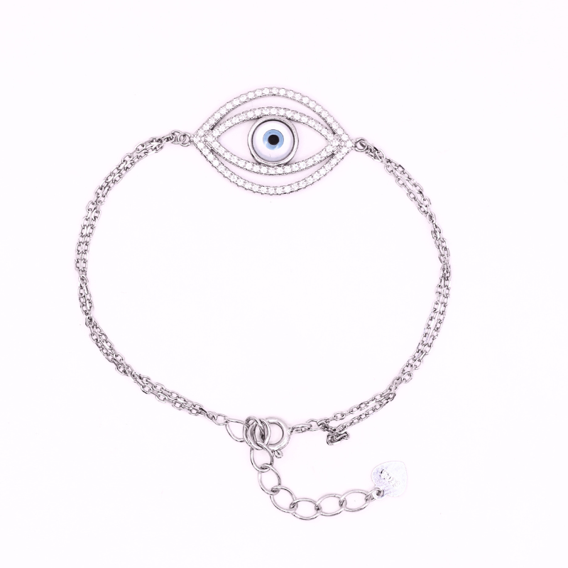 Reeva's 925 sterling silver Evil Eye Bracelet