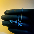 Reeva's 925 sterling silver Butterfly Pandal set