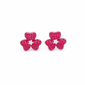 Reeva's CZ earring with Rosé Embrace
