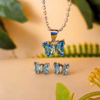 Reeva's 925 sterling silver Butterfly Pandal set