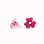 Reeva's CZ earring with Rosé Embrace