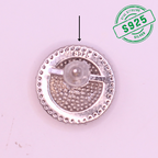 Reeva's CZ Earrings with Rosé Halo